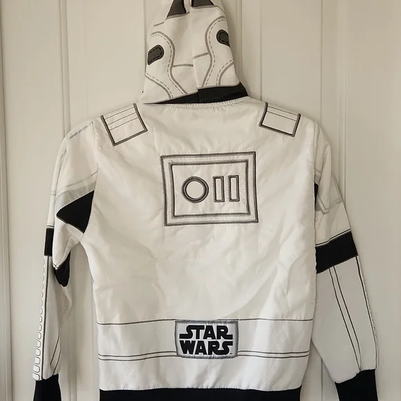 Kids Stormtrooper Jacket - White and Black - Picture 6 of 7